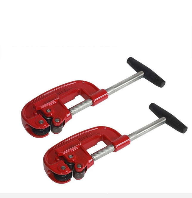 Buyohlic Heavy Duty Pipe Cutter Tool Sharp Rigid Tubing Cutter Cuts Up to Galvanized Pipe, Copper, and Iron Pipe, Metal Tube Cutter Great for Plumbers or Metalworkers