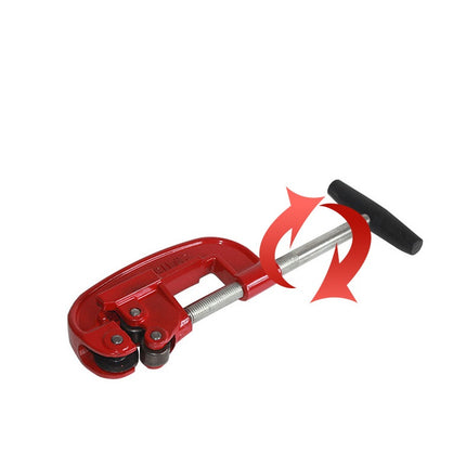 Buyohlic Heavy Duty Pipe Cutter Tool Sharp Rigid Tubing Cutter Cuts Up to Galvanized Pipe, Copper, and Iron Pipe, Metal Tube Cutter Great for Plumbers or Metalworkers