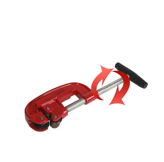 Buyohlic Heavy Duty Pipe Cutter Tool Sharp Rigid Tubing Cutter Cuts Up to Galvanized Pipe, Copper, and Iron Pipe, Metal Tube Cutter Great for Plumbers or Metalworkers