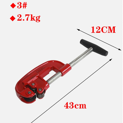 Buyohlic Heavy Duty Pipe Cutter Tool Sharp Rigid Tubing Cutter Cuts Up to Galvanized Pipe, Copper, and Iron Pipe, Metal Tube Cutter Great for Plumbers or Metalworkers