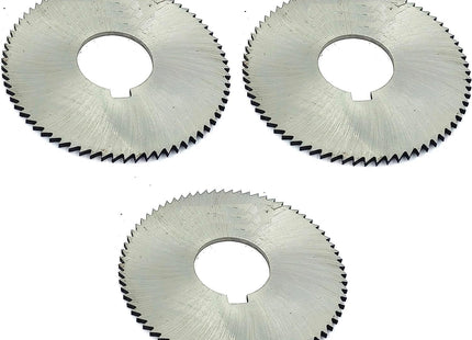 Pack of 3 Pcs Slitting Saw Cutting HSS M2 Blades- Keyway Hole