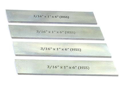 HSS Blades 3/16" x 1" (Wide) x 6" (Long) for Lathe Parting Cut Off & Tool Holders