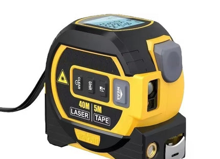 Buyohlic 3-in-1 Laser Tape Measure 196Ft Rechargeable Laser Measurement Tool & 16Ft Measuring Tape Movable Magnetic Hook Pythagorean Mode, Measure Distance, Area and Volume