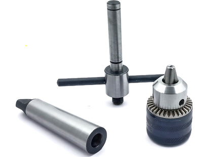 Lathe's Easy Tapping Attachment, Supplied Drill Chuck For Tapping, Reaming, & Drill Operations