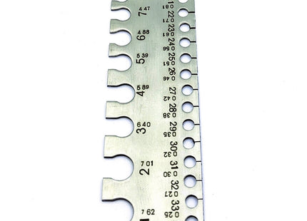 SWG Metal Wire Sheet Thickness Diameter Gauge