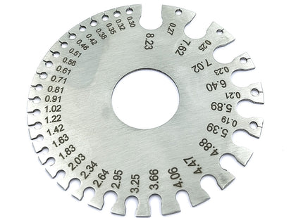 SWG Metal Wire Sheet Thickness Diameter Gauge