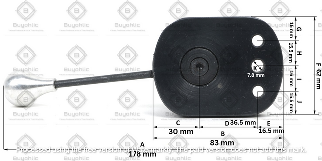 Bearing Base Smooth Rotation Ball Turning  (Double Bit for 7 x 14 Mini Lathe) with spare cutting bit box