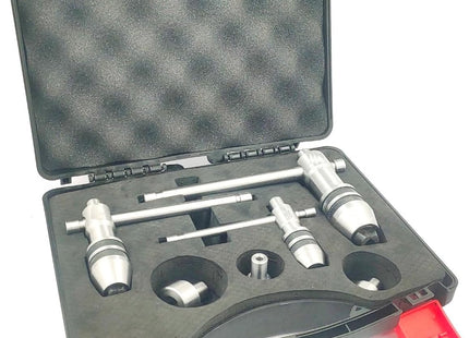 Precision Guiding Tap 3 Pcs Set Wrenches with Freely Spinnable Cap -Design with Accurate Runout Control with Plastic Box