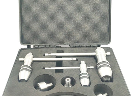 Precision Guiding Tap 3 Pcs Set Wrenches with Freely Spinnable Cap -Design with Accurate Runout Control with Plastic Box