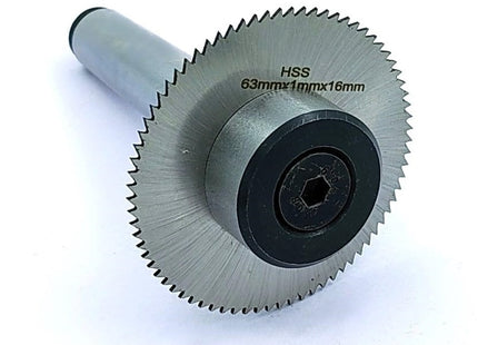 Slitting Saw Holder Arbor With Circular Saw Blade