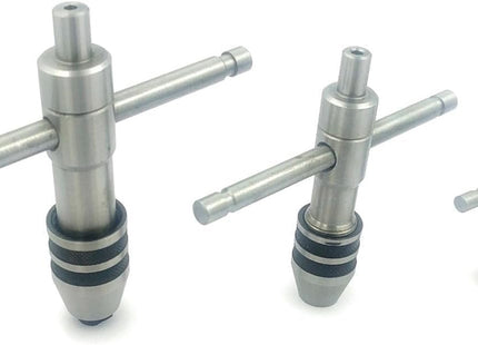 Precision Guiding Tap 3 Pcs Set Wrenches with Freely Spinnable Cap -Design with Accurate Runout Control with Plastic Box