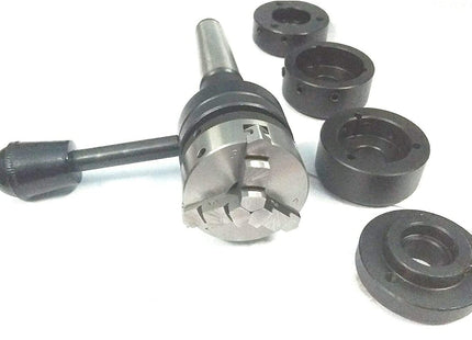 Lathe Tailstock Die Holder - Tapping Threading Reaming Drilling with 65mm 3 jaw self centering Chuck