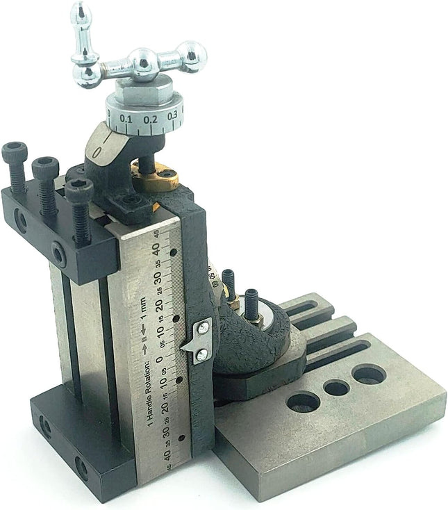 Mini Vertical Milling Slide with Base Plate- Direct Mounting on 7 x 14 Mini Lathe Machine